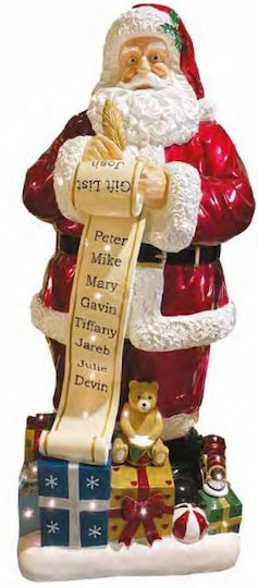 Leuchtender Dekorativer Weihnachtsmann mit Musik Rot 175cm