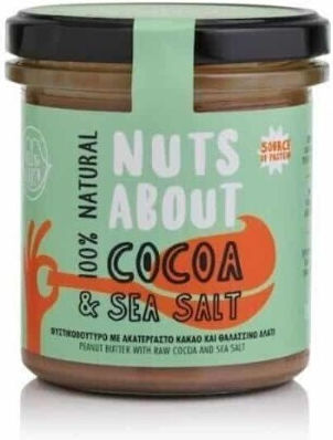 Kiss The Earth Peanut Butter Smooth with Cocoa and Sea Salt 300gr