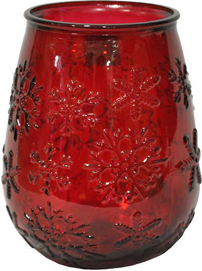 VSM The translated Liquid template in German language: Weihnachtskerzen & Kerzenständer Kerzenleuchter Rot 13x11cm.