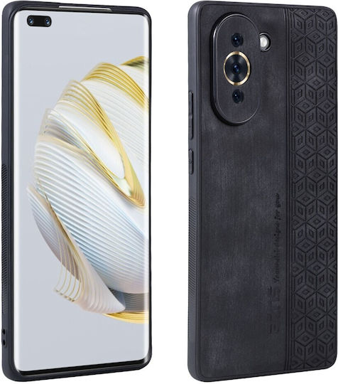 AZNS Back Cover Δερματίνης Μαύρο (Huawei Nova 10 Pro)