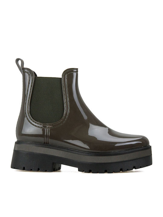 Envie Shoes Κοντές Γυναικείες Γαλότσες με Μεσαί...