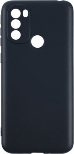 Senso Liquid Back Cover Σιλικόνης Μαύρο (Moto G31 / G41)
