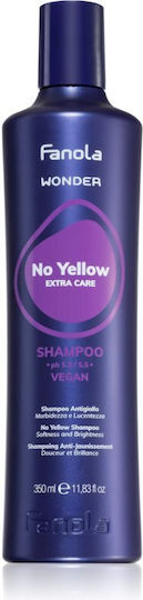 Fanola No Yellow Extra Care Σαμπουάν Ενυδάτωσης & Διατήρησης Χρώματος για Βαμμένα Μαλλιά 350ml
