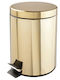Interflex BA-54938 187468 Metallic Bathroom Basket 5lt Gold