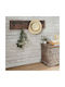 Agățător De Perete A-s Wood Din Lemn Cu 5 Compartimente Maro 82.5x3.5x20.7cm