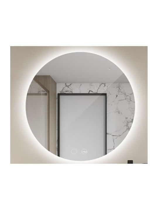 Imex Lisboa Round Bathroom Mirror Led Touch 60x60cm