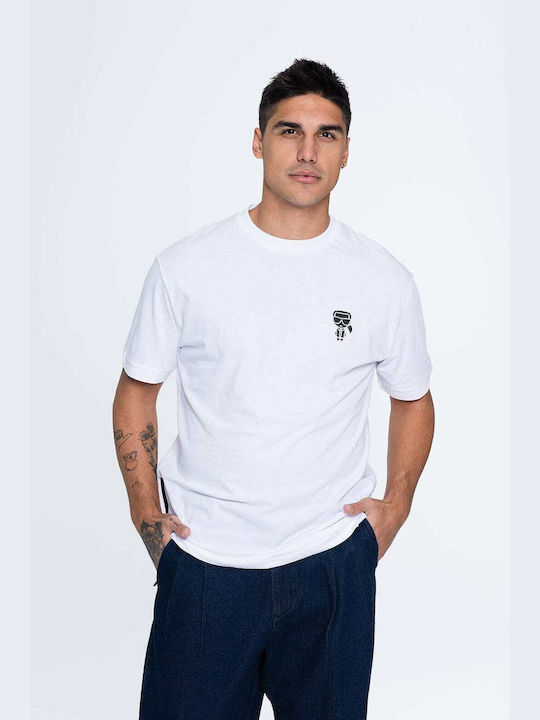 Karl Lagerfeld Men's Short Sleeve T-shirt White