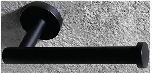 Interflex Επιτοίχια Χαρτοθήκη BA-54946 Μαύρη