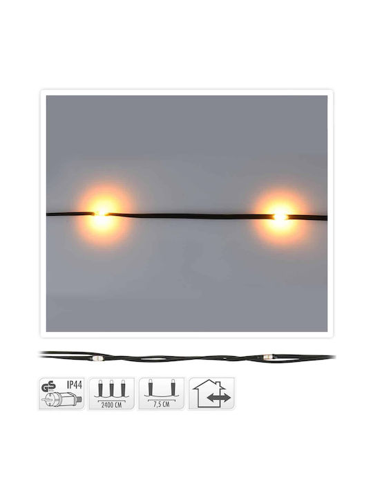 320 Светлини LED 24m. Топъл бял тип Лента 1бр