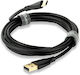 QED QED USB Typ-C Kabel USB-A Schwarz 1,5m