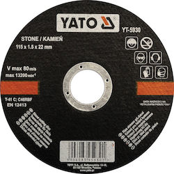 Yato Disc De Tăiere Materiale De Construcție 115mm Yato Disc De Tăiere Materiale De Construcție 115mm
