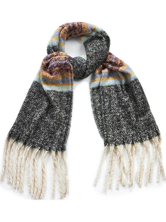 Verde Women's Wool Scarf Black