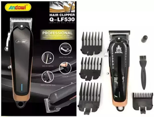 Andowl Professional Rechargeable Hair Clipper Black Q-LF530