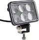 Autoline Rectangleς Headlights Car LED Universal 10 - 30V 18W with White Lighting 1pcs