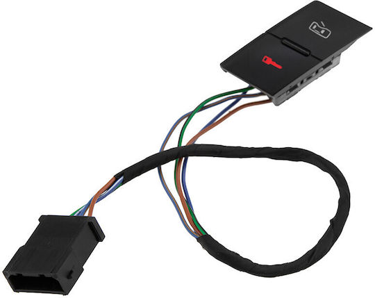 NTY Car Door Lock Switch for Audi A6 C5 1997-2005 Black