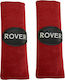Race Axion Set of 2pcs Car Seat Belt Pads Red Rover 21x7.5cm
