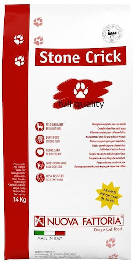 Stone Crick 14kg Dry Food for Adult Dogs with Meat
