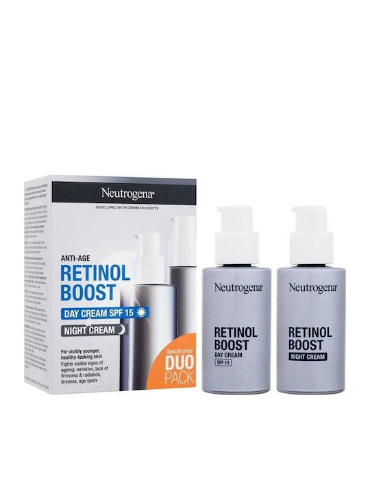Neutrogena Retinol Boost Duo Σετ Περιποίησης για Αντιγήρανση