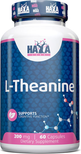 Haya Labs L-Theanine 200mg 60 Κάψουλες