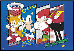 Grupo Erik Σουμέν Μονό Πλαστικό Sonic The Hedgehog Μπλε 49.5x34.5cm