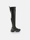 Women's boots Buffalo BLACK BINARYOVERKNEE