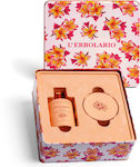 L' Erbolario Frangipani Duo Skin Care Set for Moisturizing & Cleaning Body Cleaning with Bubble Bath & Body Cream