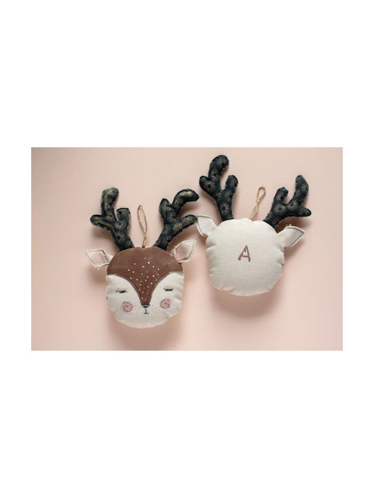 Deer Handmade Christmas Ornament Fabric