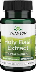 Swanson Holy Basil Extract Tulsi 60 κάψουλες