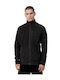 Men's Fleece Cardigan Black