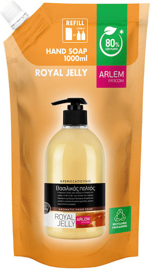 Farcom Arlem Royal Jelly Refill Κρεμοσάπουνο 1000ml
