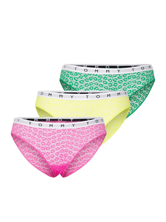 Tommy Hilfiger Γυναικεία Slip 3Pack με Δαντέλα ...