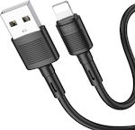 Hoco X83 USB-A zu Lightning Kabel Schwarz 1m (HC-X83LBK)