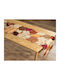 Liolios Home Ράνερ Brown Leaf Καφέ 35x180εκ.