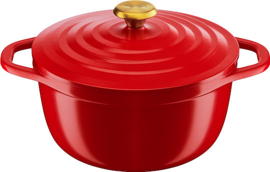 Tefal Air Дълбока Тенджера от Лят Алуминий 4.7лт / 24см