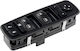 NTY Comutator geamuri auto pentru Dodge Călătorie 2009+ / Jeep Liberty 2008+ 13+8pin Negru
