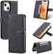 AZNS Skin Feel Brieftasche Synthetisches Leder Schwarz (iPhone 14)