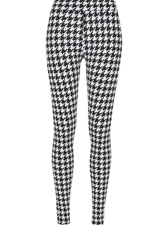 Colanti de femei Lung Colanti Black Houndstooth