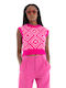 Glamorous Women's Sleeveless Pullover Fuchsia