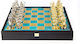 Manopoulos Handmade Chess Metal with Pawns 41x41cm