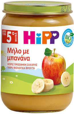 Hipp Fruchtcreme Apple with Banana Glutenfrei für 5m+ 190gr