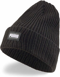 PUMA Beanie Ανδρικός Σκούφος με Rib Πλέξη σε Μαύρο χρώμα