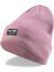 Archive Heather Beanie Unisex Σκούφος με Rib Πλέξη σε Ροζ χρώμα