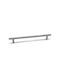 Conset C851 Handgriff Möbelgriff aus Metallisch Satin Nickel 132mm (Zentrenabstand 96mm) 1Stück