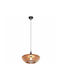 Trio Lighting Colino Ρυθμιζόμενο Κρεμαστό Φωτιστικό Μπρούτζινο με Ντουί E27 40x150εκ.
