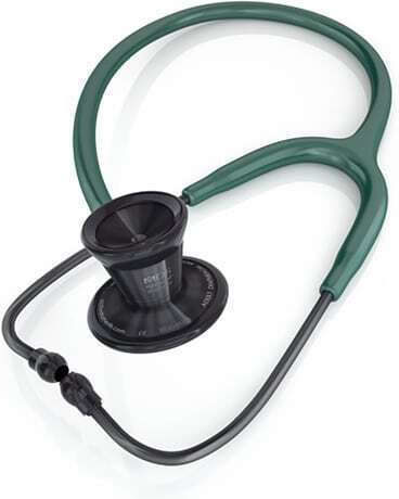 MDF Instruments ProCardial Καρδιολογικό Στηθοσκόπιο με Διπλό Κώδωνα Titanium - Green / Blackout Πράσινο