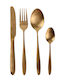 The Home Deco Factory 16-Piece Stainless Steel 18/10 Copper Cutlery Set