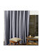 Whitegg Κουρτίνα με Τρέσα K093 3 Dark Violet 270x280εκ.