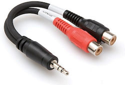 Hosa YRA-154 3.5mm male σε RCA 2x female