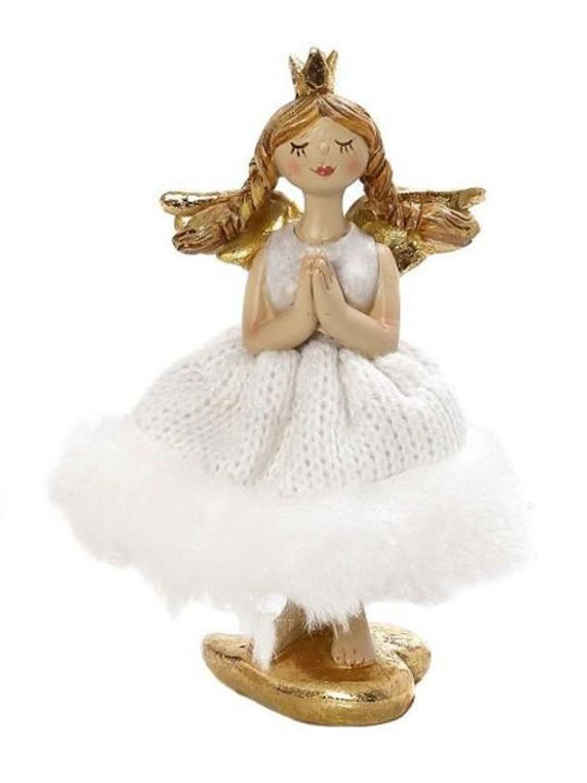Espiel Christmas Figure Cherub White Height 10.5cm