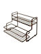 Tabletop Base LAL-5742 Metal 26x20x17cm Brown